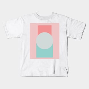 Beauty Field Shapes Abstract Art Pattern MInimalism Kids T-Shirt